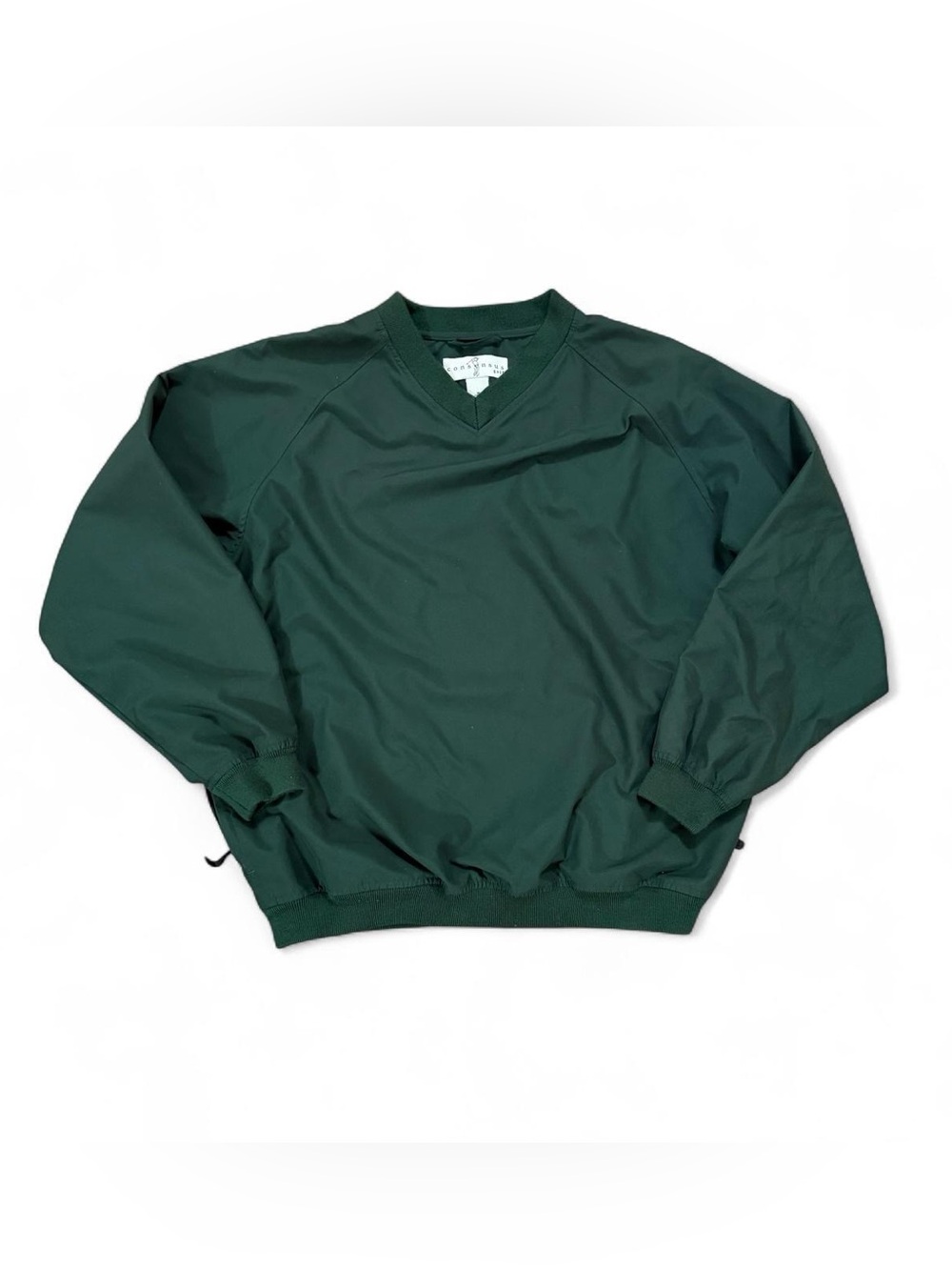 Consensus Golf Green Windbreaker Jacket Men’s Size M Lightweight Zip Pockets